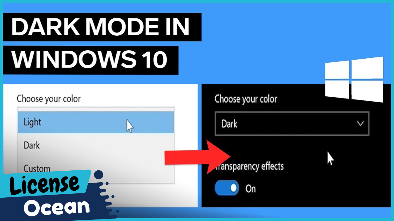 Cómo habilitar el modo oscuro en Windows