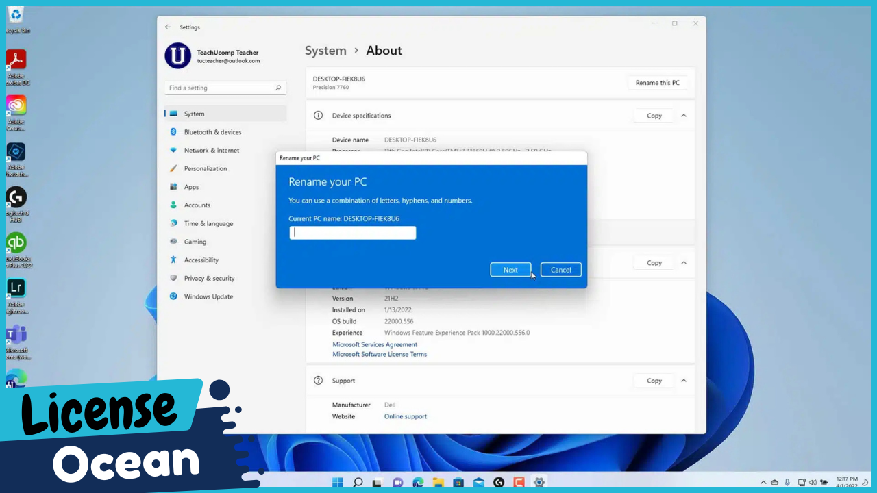 Cómo cambiar el nombre de la computadora en Windows