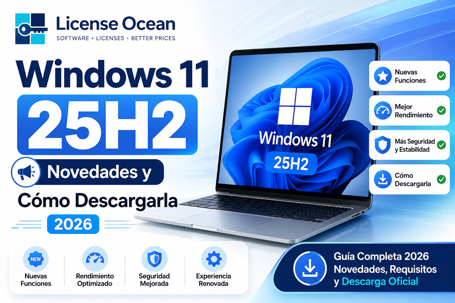 Windows 11 25H2: Novedades y Cómo Descargarla (2026)