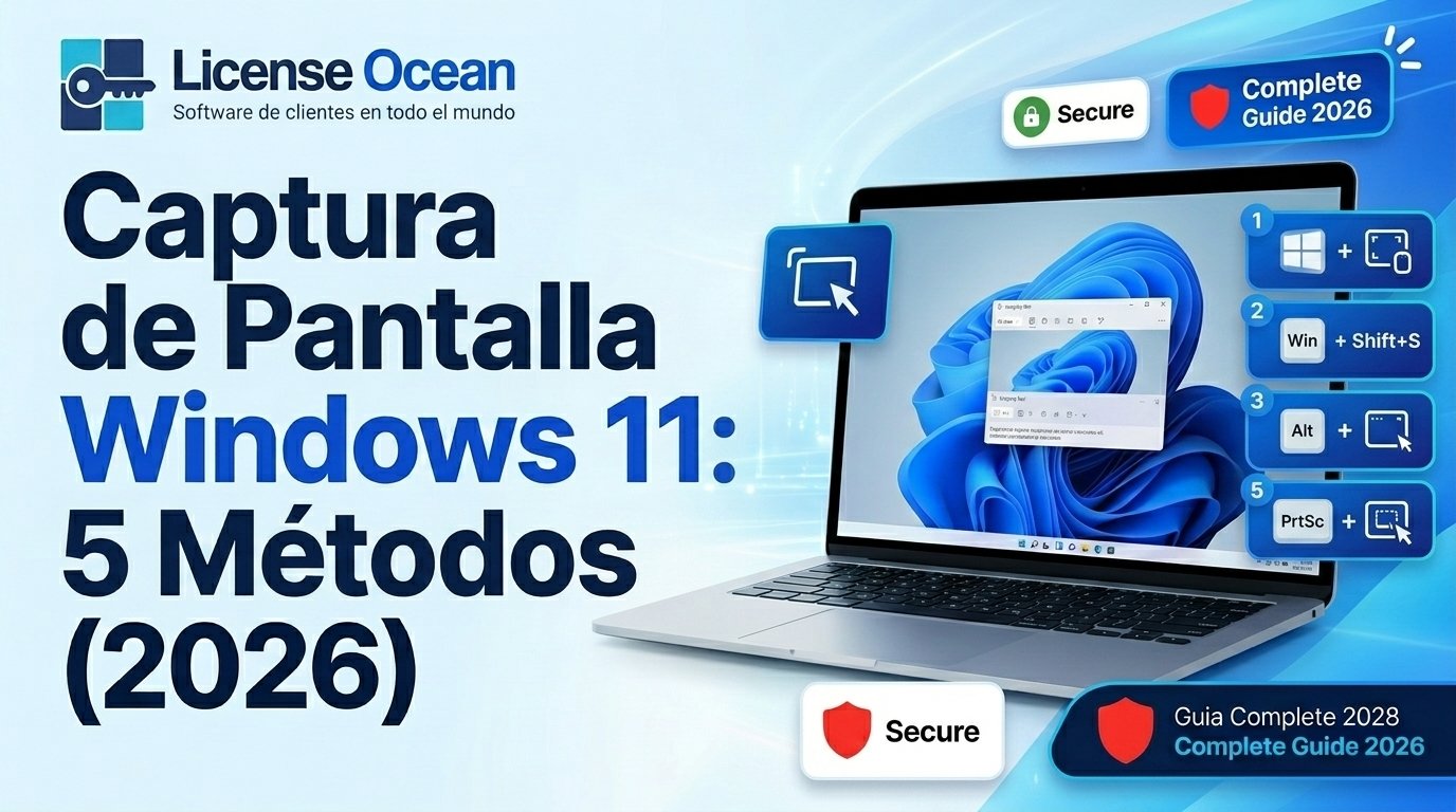 Captura de Pantalla Windows 11: 5 Métodos (2026)